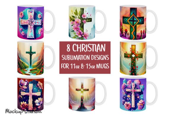 Christian Mug Wrap PNG Bundle Cross: A Crafts Asset Review