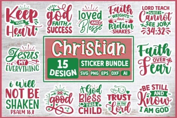 Christian Sticker Bundle, Crafts