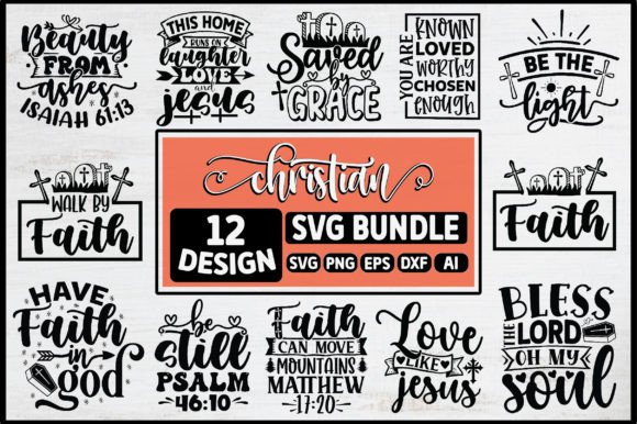 Christian SVG Bundle for Crafts & Small Business Branding