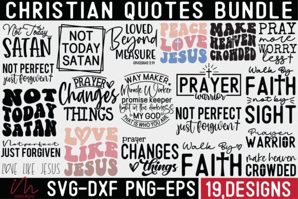 Funny Christian Svg Bundle, Crafts