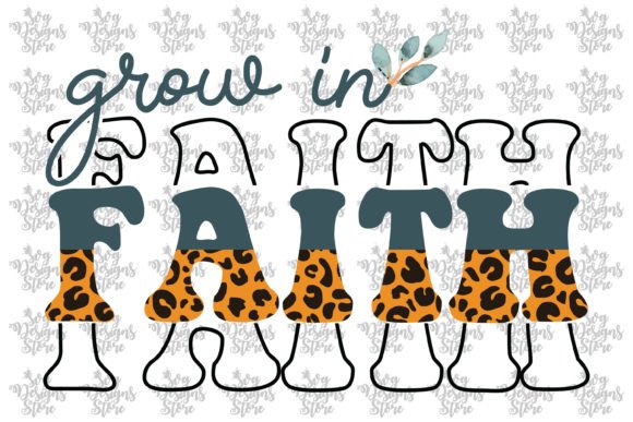 Grow in Faith Jesus Sublimation Svg Des Crafts