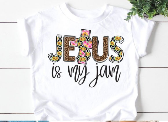 Jesus is My Jam Sublimation Design for Crafts