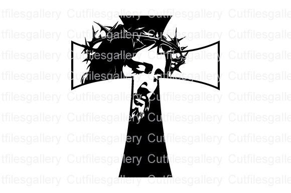 Jesus with Cross SVG, Easter Day SVG for Crafts