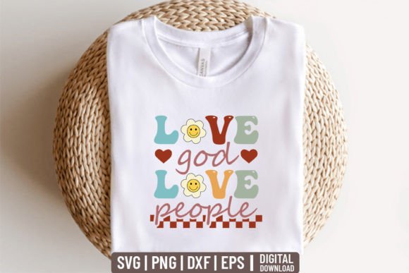 Love God Love People - Retro Christian S & Crafts